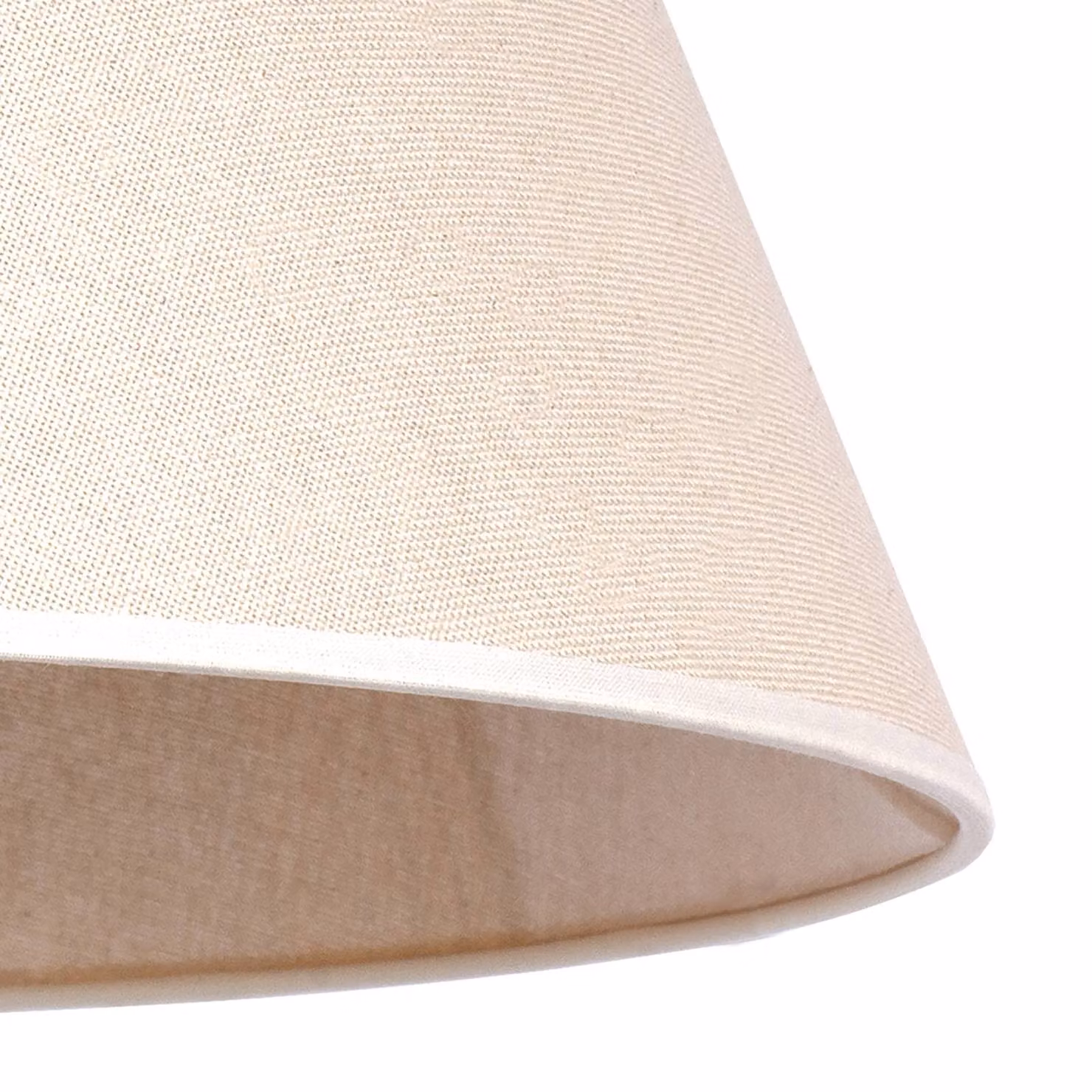 Paralume Mini Romance per sospensione beige Duolla, Tessuto / Stoffa / Seta