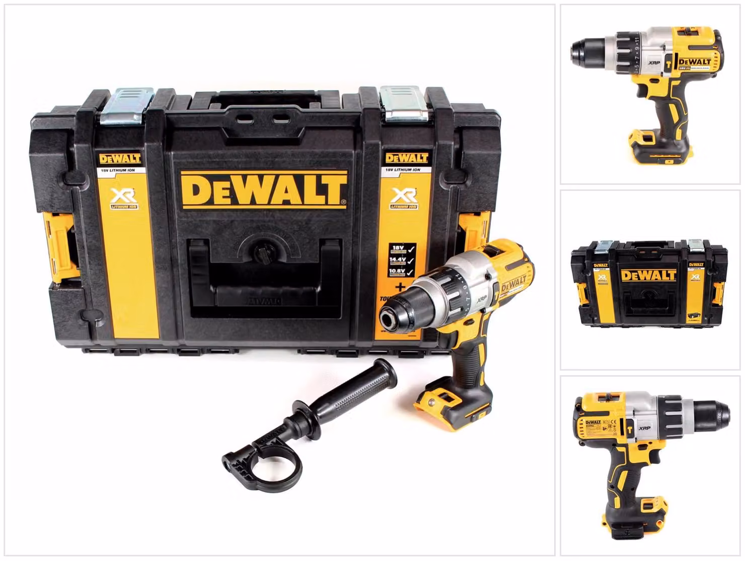 DeWalt DCD 996 NT Trapano avvitatore con percussione a batteria 18V / 95Nm / Brushless in valigetta Toughbox - senza batterie, senza caricabatterie