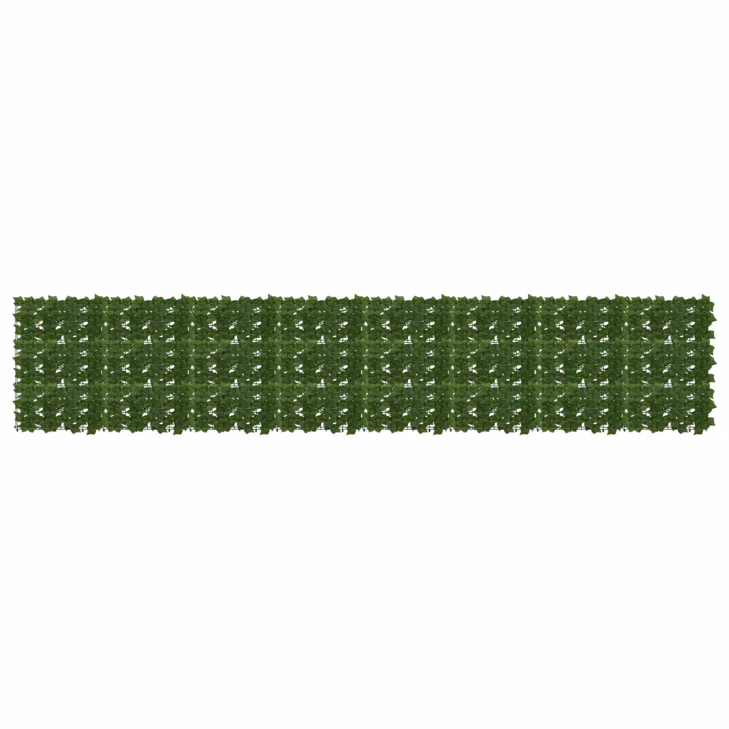 vidaXL Schermo per balcone con siepe artificiale verde L: 400 cm, H: 75 cm