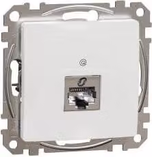 Presa per computer rJ45 Cat.6 STp bianco IP20 SDD111461S Sedna Design Schneider Electric