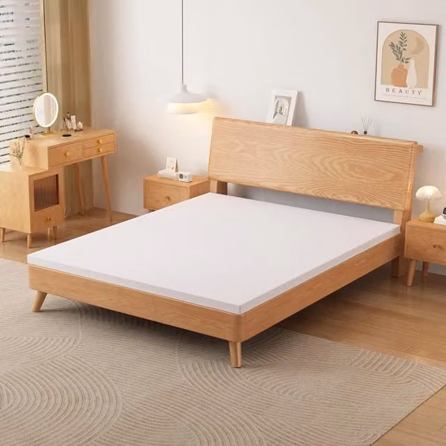 Coprimaterasso Basics Xylo in Schiuma Gel Bianco, Traspirante e Antiacaro, L/P: 180 x 200 cm, Altezza: 5 cm