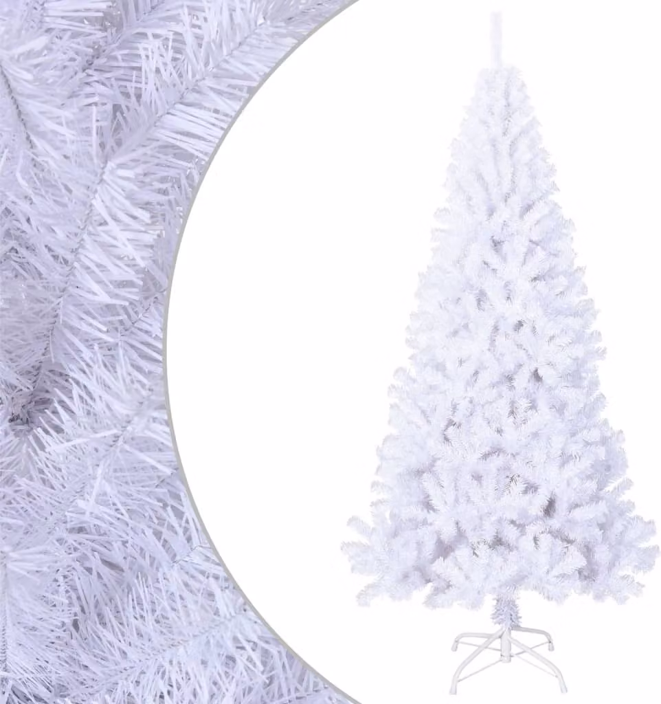 Maison Exclusive - Albero di Natale artificiale con rami folti, colore bianco, 240 cm, in PVC