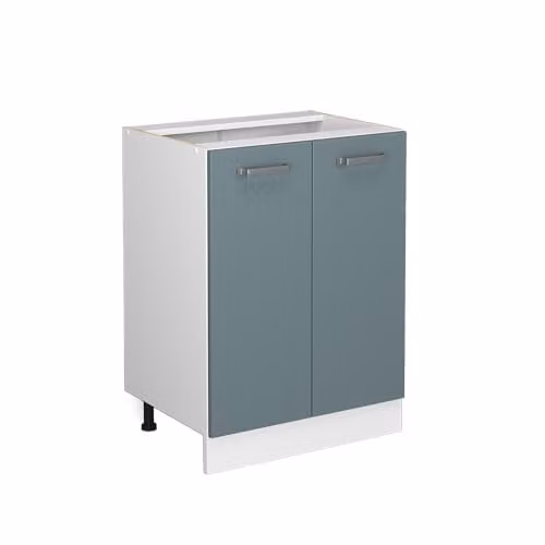 Vicco Mobiletto a ripiani R-Line, Grigio-blu, 60 cm