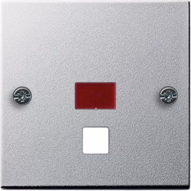 Copertura per pulsante/interruttore, sistema 55, colore alluminio. Codice prodotto: 063826