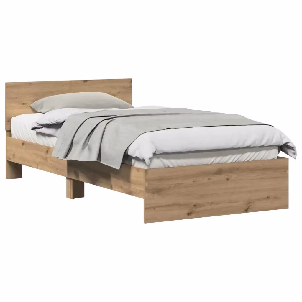 Giroletto artigianale in legno Rovere color marrone L: 203 cm, P: 104 cm, H: 70 cm – 2