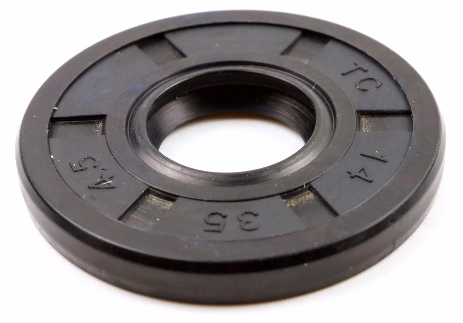 Guarnizione radiale per albero, dimensioni 14x35x4,5 mm, materiale NBR70, conforme alla norma DIN 3760