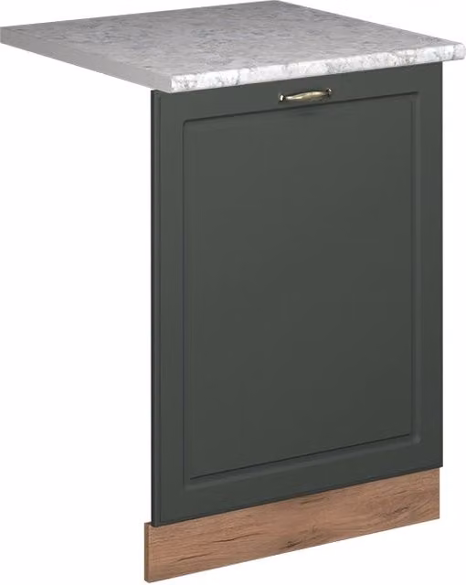 Pannello frontale per lavastoviglie Vicco Fame-Line Verde-oro rustico e Rovere dorato, larghezza: 60 cm