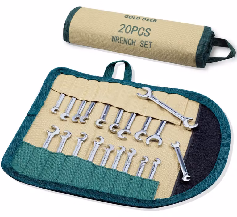 Solidchoice - Set di 20 chiavi a bussola mini, metriche e SAE