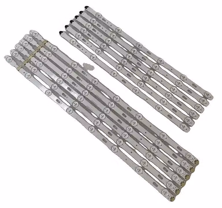 Striscia di retroilluminazione a LED, lunghezza 1128 mm, compatibile con diversi modelli di televisore, sorgente luminosa a LED, funzione di regolazione della luminosità,