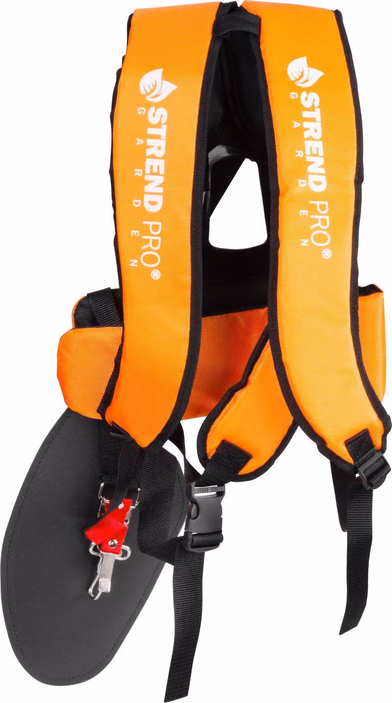 Cinghia per decespugliatore Strend Pro, professionale, a doppia spalla