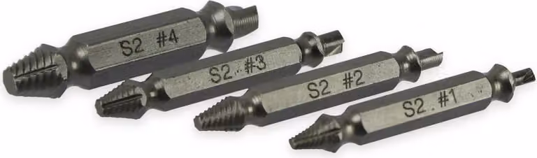 Set di estrattori MASTERPROOF 2056, 4 pezzi, 3...12 mm