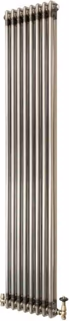 Radiatore 2 Colonne Verticale Metallo Grezzo 1800 x 380 mm TRV