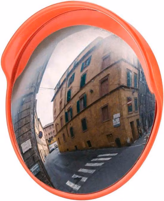 Specchi per traffico e sicurezza Famanu - Campo visivo di 130 gradi