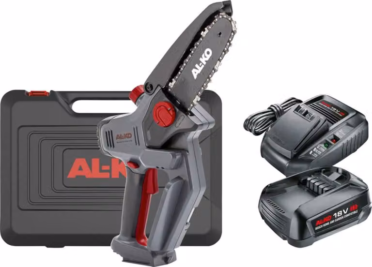 AL-KO mini motosega a batteria CSM 1815 (DISPOSITIVO) senza batteria e caricabatterie