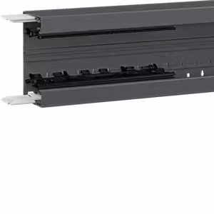 2 Metri Parte inferiore del canale del parapetto per BRN 65x130mm gs - Passaggio a muro 130x68mm RAL9011 BRN6513019011