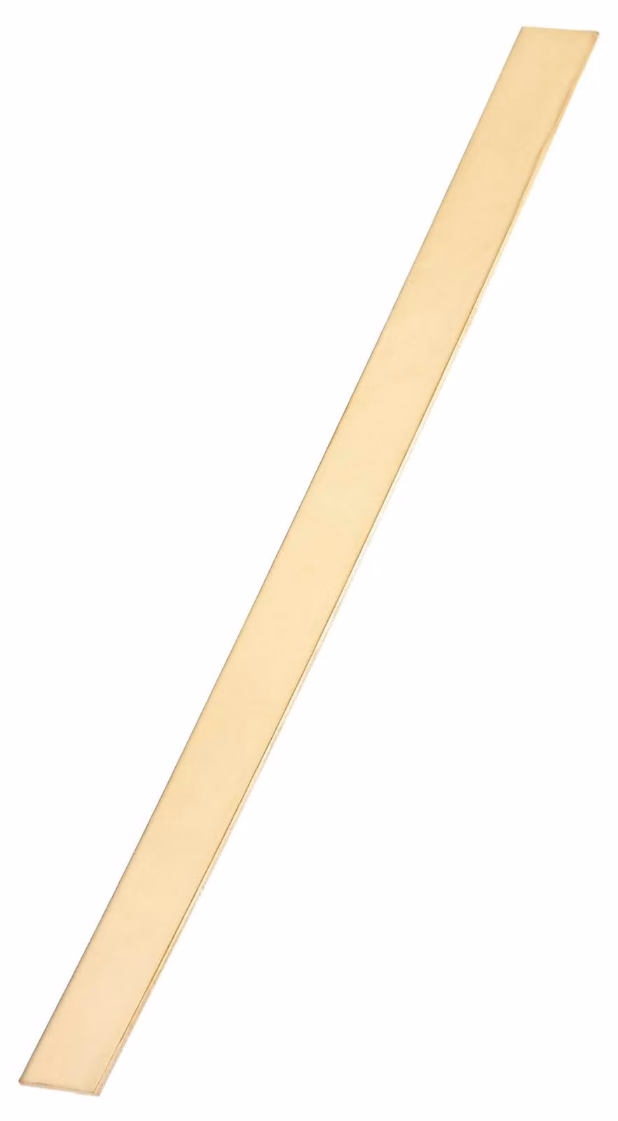 Barra piatta in ottone, 1,6 x 13 x 305 mm, qualità H62, piena, 1 pezzo, per uso fai-da-te e industriale