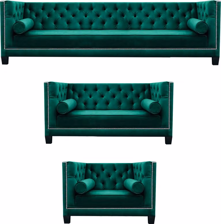 Sofagarnitur Chesterfield Komplett Einrichtung Couchgarnitur Polstermöbel