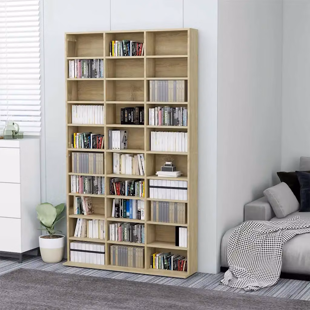 Armadietto TV moderno vidaXL in legno marrone L: 102 cm, P: 23 cm, H: 177,5 cm – 1