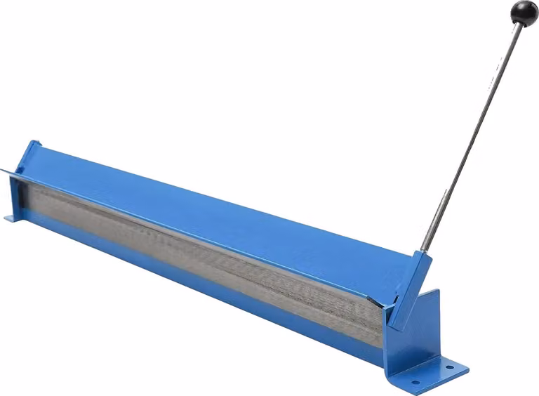 Piegatrice per lamiera, funzionamento manuale, angolo di piegatura versatile, luce blu, spina UE