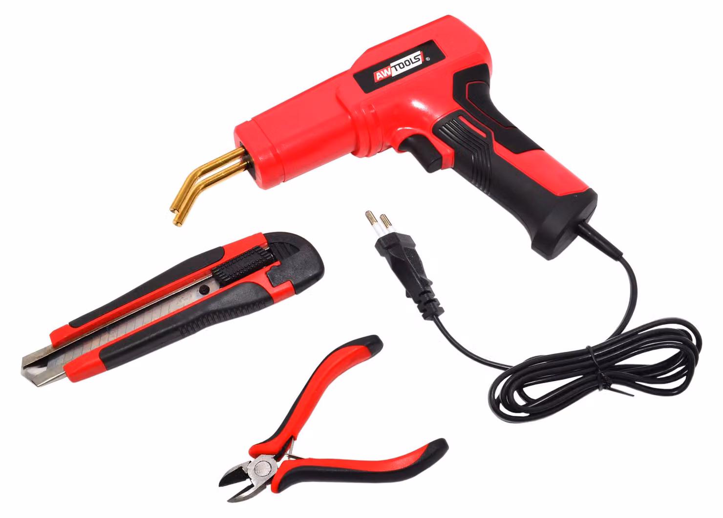 Saldatrice per plastica AWTOOLS da 50W + morsetti