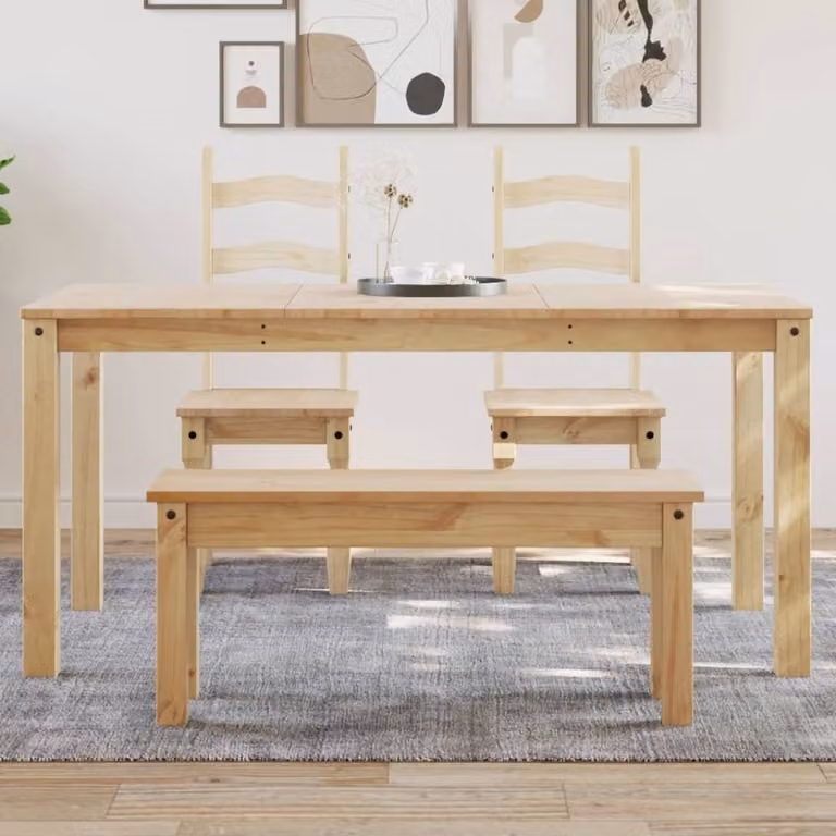 Maison Exclusive - Tavolo da pranzo PANAMA, dimensioni 160x80x75 cm, in legno massello di pino