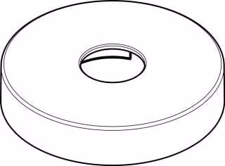 Soffione Hansgrohe Rosette PuraVida cromo