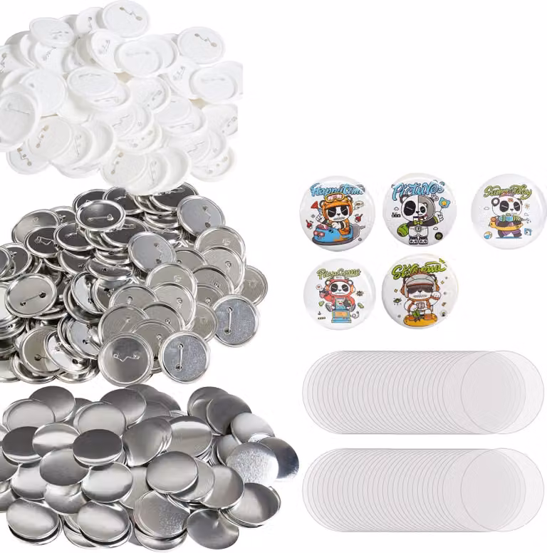 Macchina per bottoni Macchina per la produzione di bottoni 58mm 500pcs Punzonatrice per badge