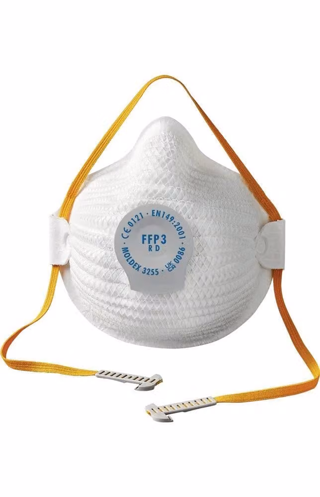 Maschera respiratoria Moldex AIR 325501 FFP3 / V NR D con valvola di espirazione pieghevole - 325501