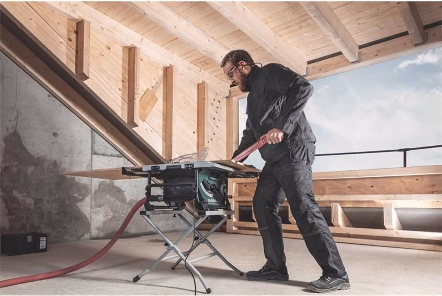 Metabo Tischkreissäge TS 254 M SET mit Untergestell 1500W Sägeblatt 254x30 mm