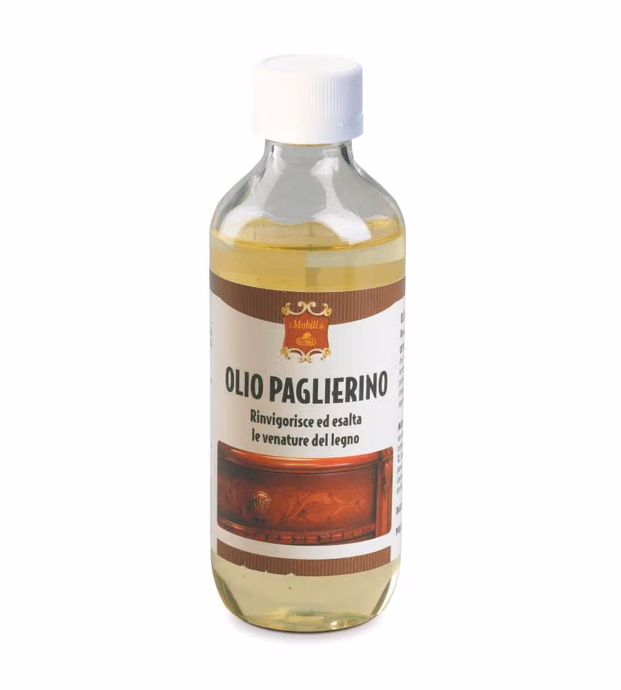 Gubra Olio Paglierino 200ml per Legno Nutriente e Protettivo Lucido