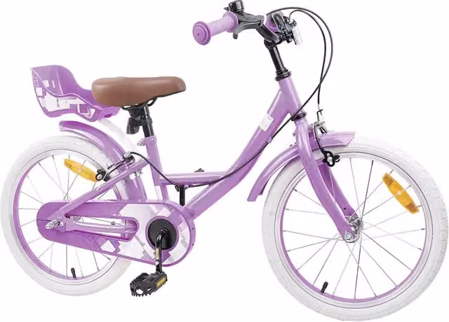 Bicicletta per bambini Design In da 18 pollici, colore viola
