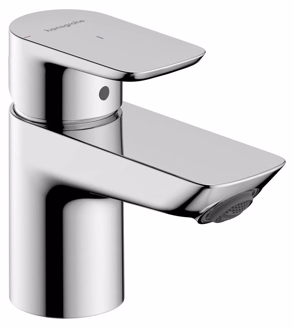 hansgrohe Neovis Q Mitigeur monocommandé pour lavabo 70 CoolStart, avec vidage Push-Open en métal, chrome, 71356000, 71356000