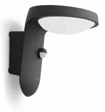 Applique a LED per esterni Philips 8719514476837 Tyla 9W 820lm 2700K antracite con sensore di movimento