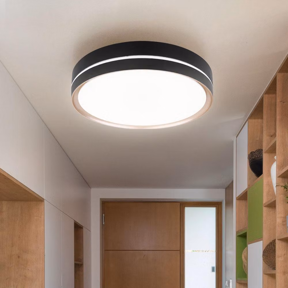 Plafone LED, metallo, dimmerabile, telecomando, H 8 cm
