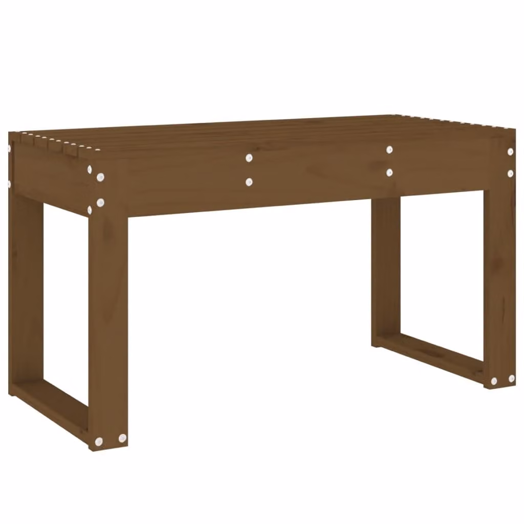 Panca da Giardino Ambra 80x38x45 cm Legno Massello di Pino