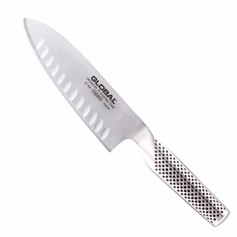 Coltello Santoku alveolato cm 16 serie G di Global
