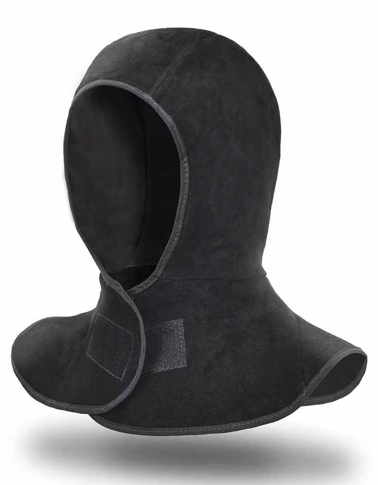 Casco per saldatura ignifugo con protezione per il collo e le spalle
