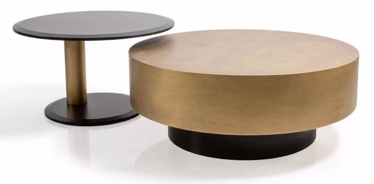 2 tavolini da salotto dal design moderno e dall'aspetto elegante