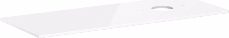 hansgrohe Xelu Q Console avec découpe ronde à droite, 1360x550, pour vasque à poser, sans trou pour robinet, 54117050, 54117050
