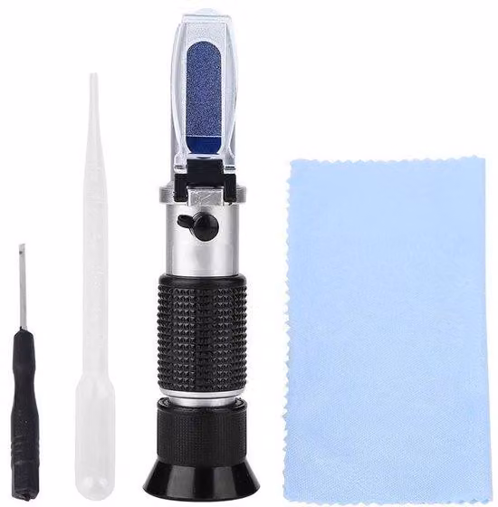 Tester portatile del liquido di raffreddamento per glicole e batteria