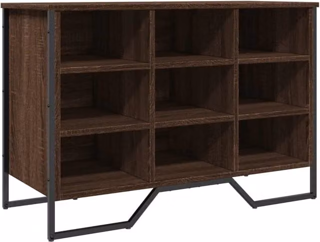 Scarpiera mobiletto portascarpe mobile per ingresso/corridoio/soggiorno 90 x 38 x 61,5 cm legno ingegnerizzato marrone 02_0021665
