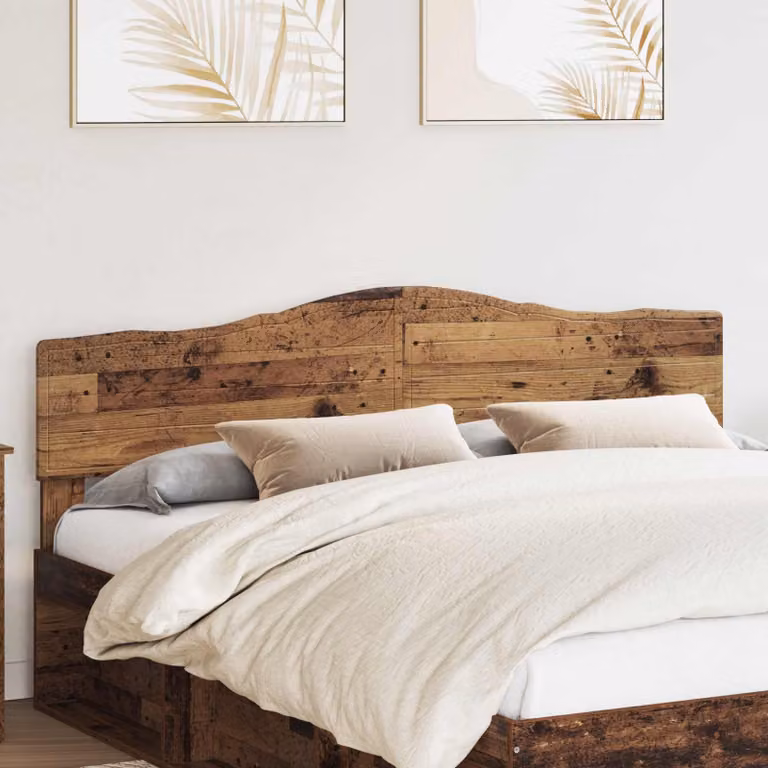 Testiera per letto vidaXL in legno ingegnerizzato stile minimalista, colore marrone
