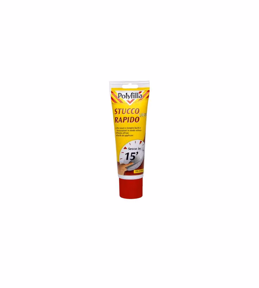 Polyfilla Stucco Rapido 330g - Riempi Crepe Soffitti e Pareti Bianco