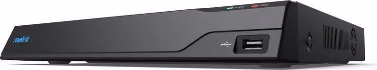 Reolink NVS16 - NVR PoE a 16 canali per registrazioni 24 ore su 24, 7 giorni su 7, supporto fino a 16 MP, HDD integrato da 4 TB, capacità di archiviazione fino a 12 TB