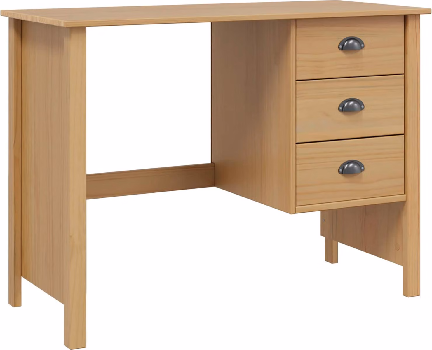 Scrivania con Cassetti HILL Marrone miele 100 x 45 x 74 cm