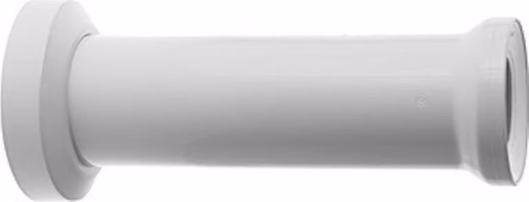 Tuyau d'évacuation Duravit avec rosette de sortie horizontale, blanc, 0014290000, 0014290000