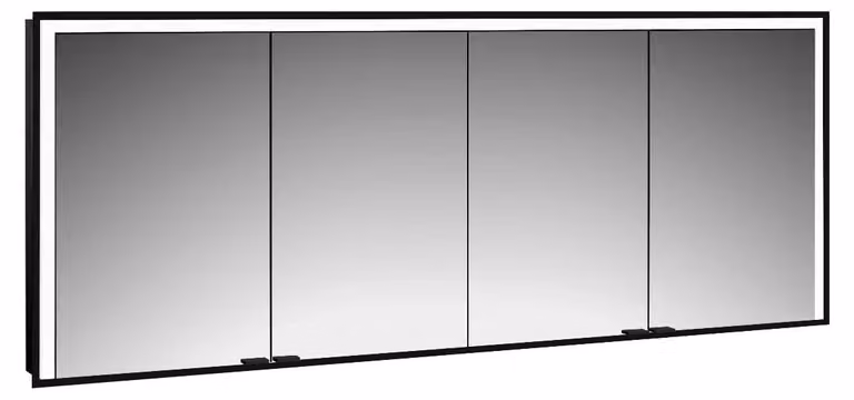 emco prime 3 armoire de toilette, 1800mm, 4 portes, modèle encastré, 949714409, 949714409