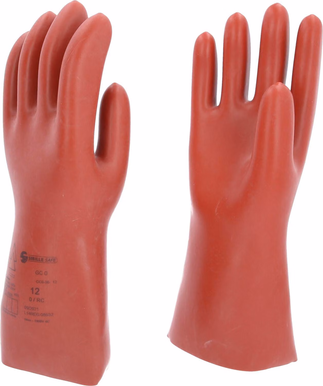 KS TOOLS Guanto di protezione per elettricisti con protezione meccanica taglia 12 classe 0 rosso - 117.0071