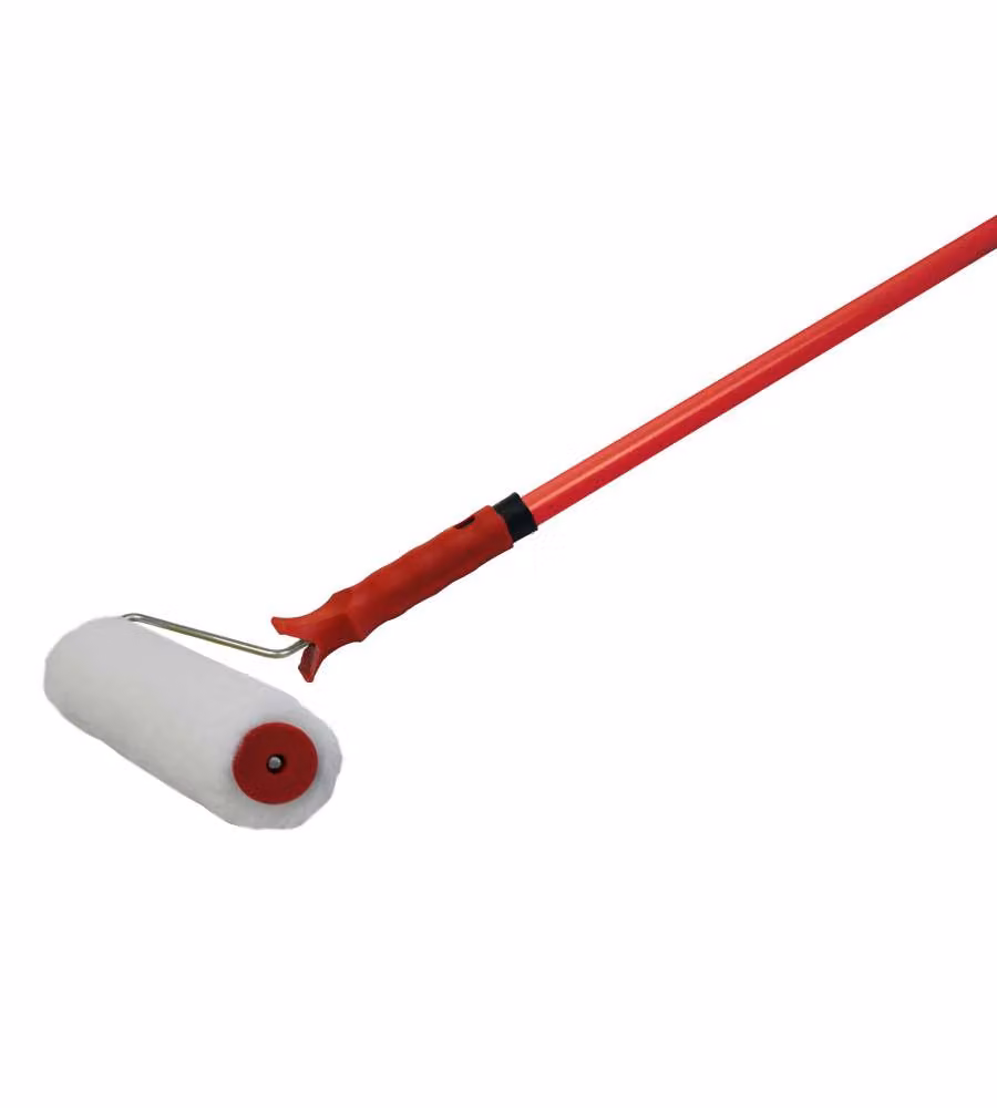 Nespoli Rullo Fibra Acrilica 22 cm - Manico Estensibile per Pittura