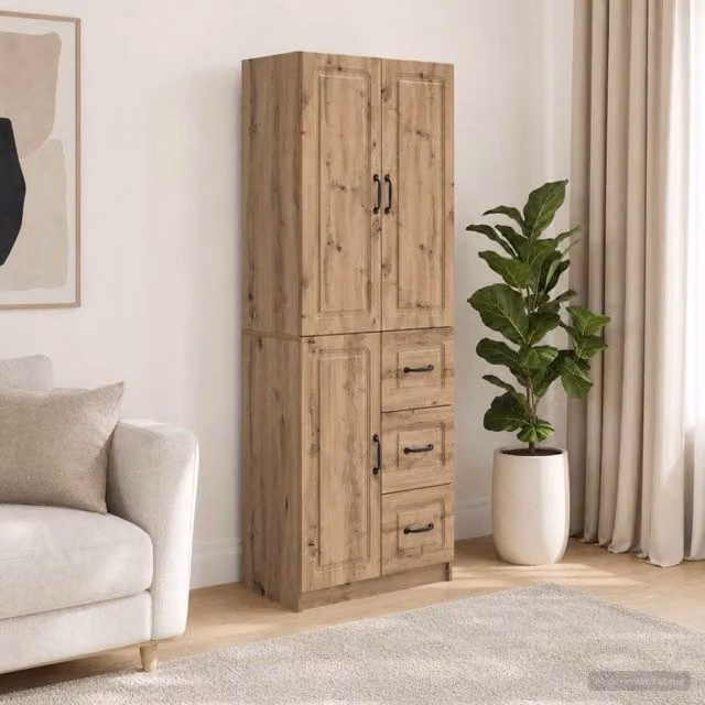 Set di armadi 2 pz Rovere Artigianale Legno ingegnerizzato 3416987